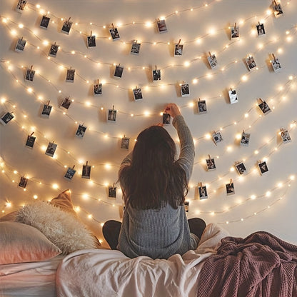 Photo Clip Fairy Lights Decorate  Illuminate