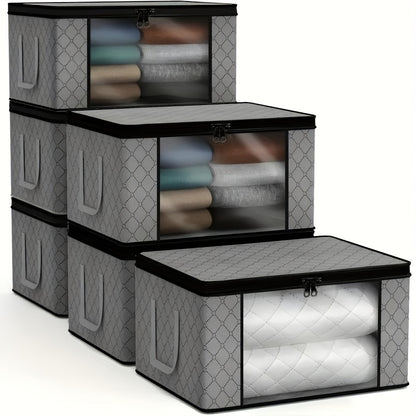 Clear Window Foldable Storage Closet Bedding Clothes