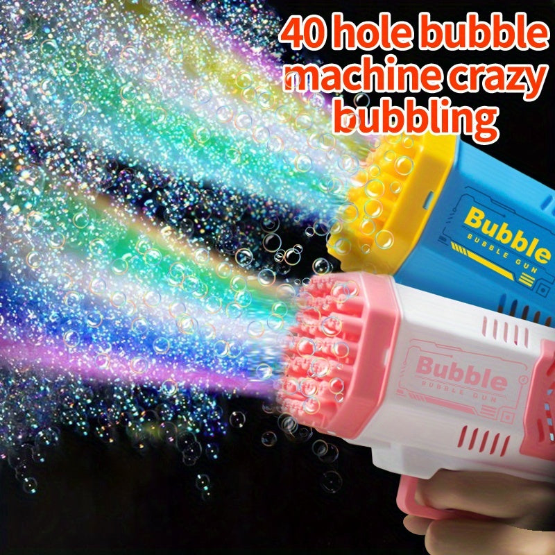 MAMXUAN Gatling Bubble Gun Fun for Kids