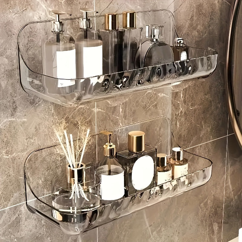 Clear Acrylic Bathroom Shelves Stylish SpaceSaving Storage