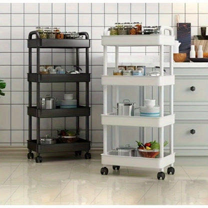 Rolling Storage Cart Versatile Easy Assembly Anywhere Use