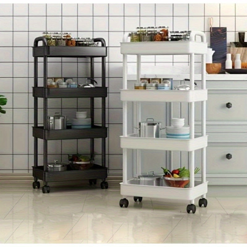 Rolling Storage Cart Versatile Easy Assembly Anywhere Use
