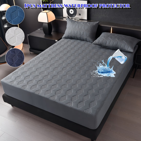 Quilted Comfortable Mattress Protector  AllSeason Comfort