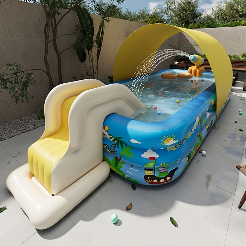 Summer Fun Inflatable Pool for Yard Parties