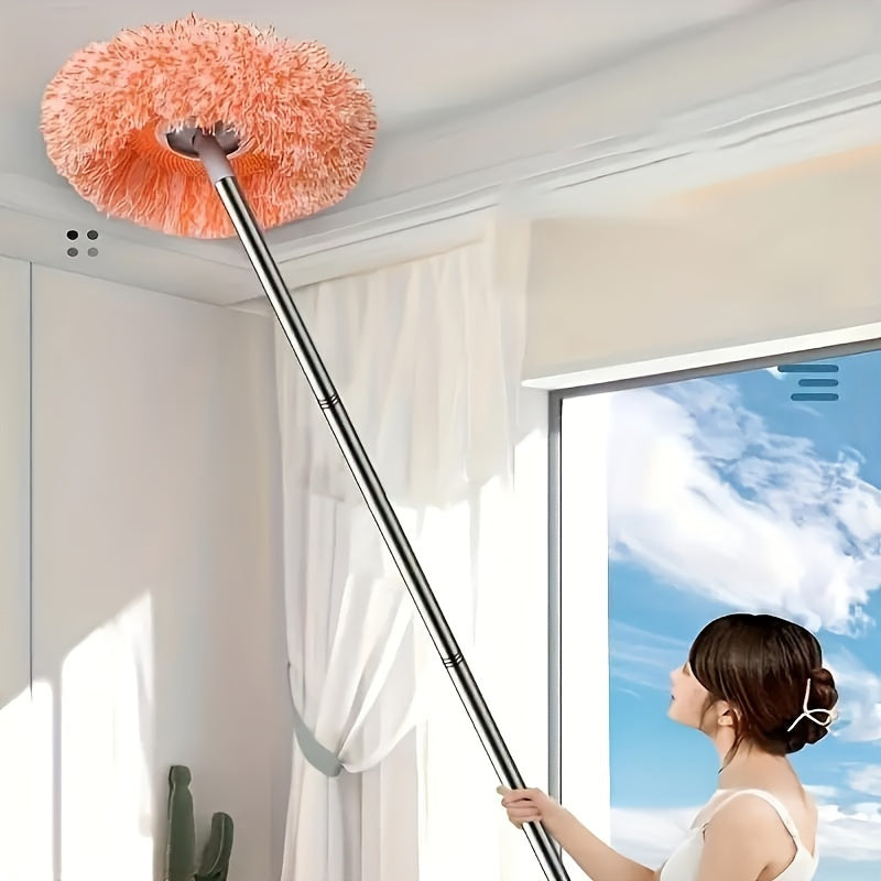 1pc Multi Functional Ceiling And Wall Mop  Flexible Suitable for Both Dry And Wet Use Easy to Clean Floors Tiles Glass And Cars