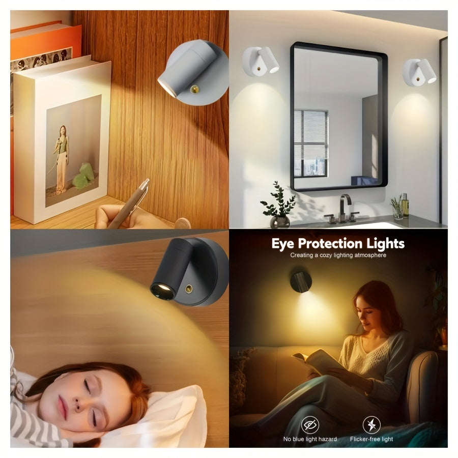 TouchControl USB Spotlight Dimmable Rotatable  Rechargeable