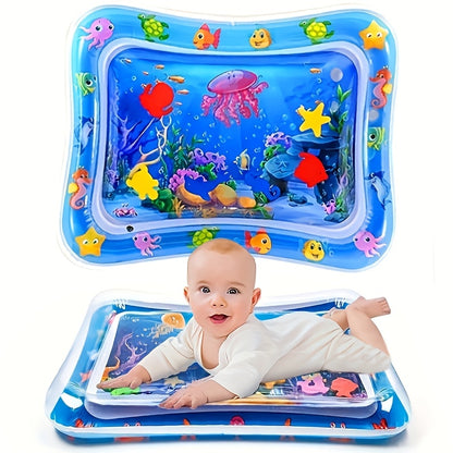Underwater Tummy Time Fun Sensory Play Mat for Youngsters