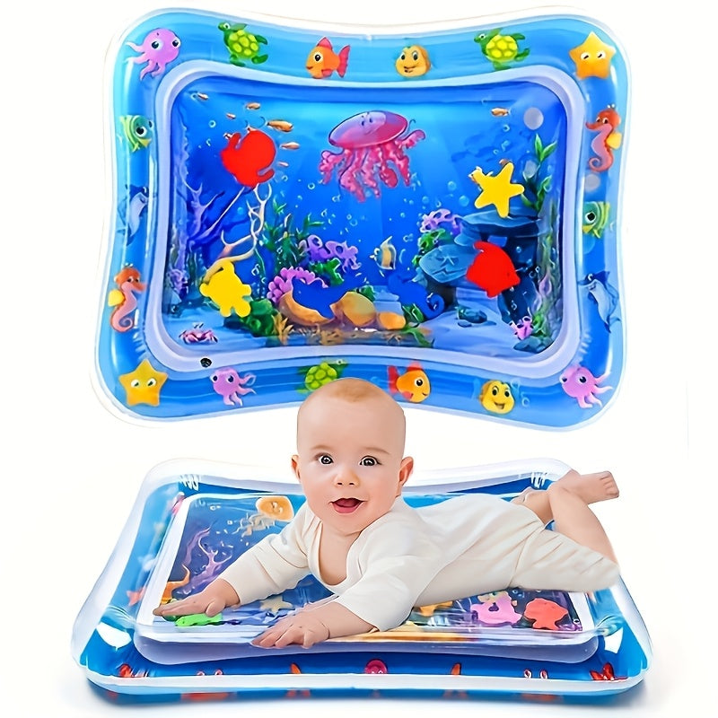 Underwater Tummy Time Fun Sensory Play Mat for Youngsters