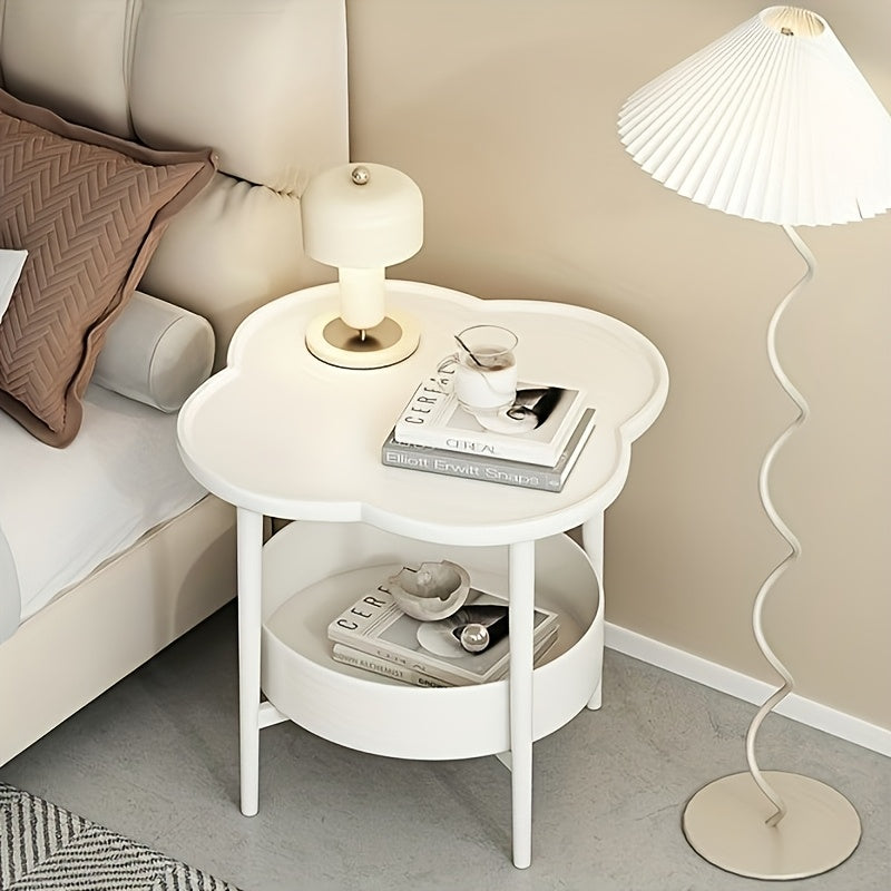 Shamrock Bedside Table Modern Style Portable Storage